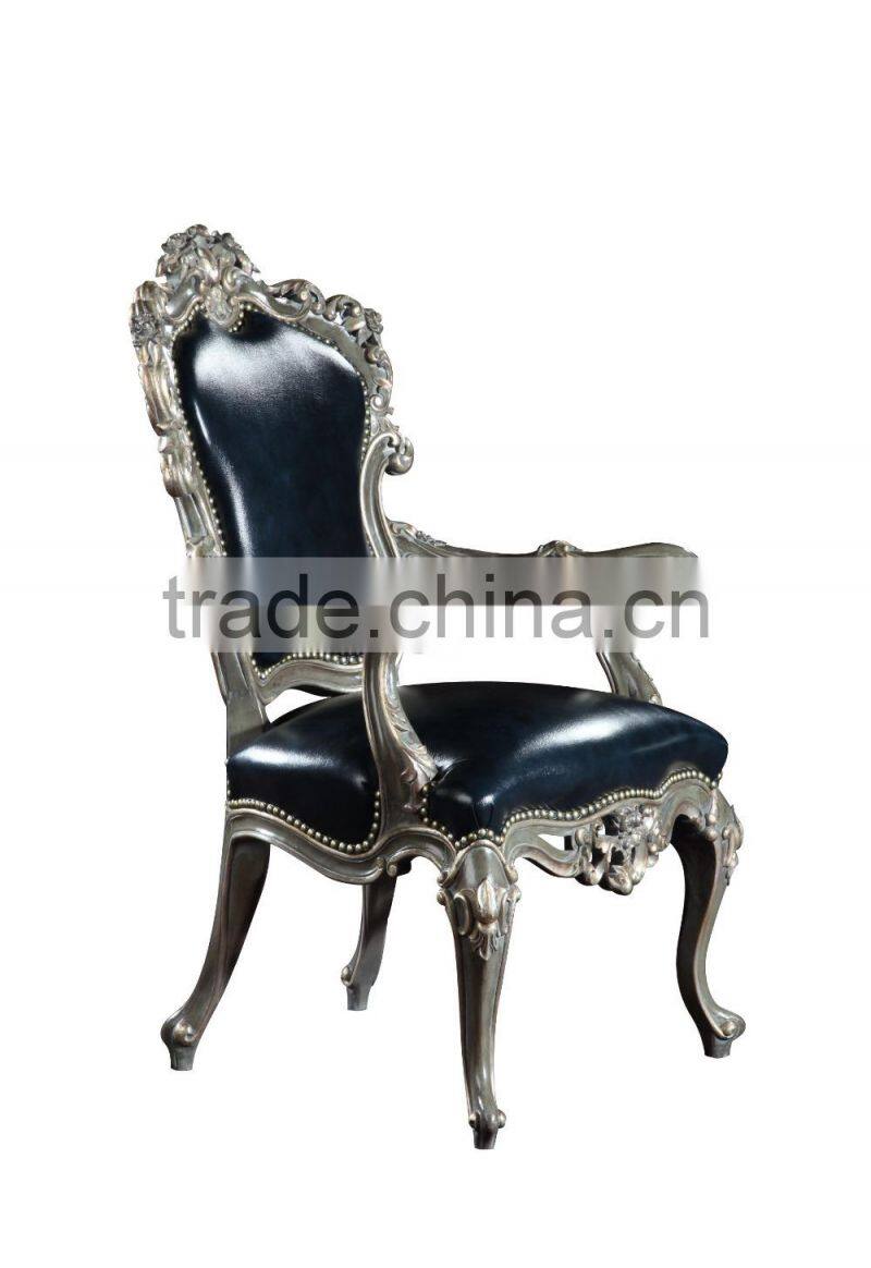 Luxury Royal Upholstery Swivel Chair for Office, Classic Design Office Armchair with Fabric and Leather BF11-09192d
