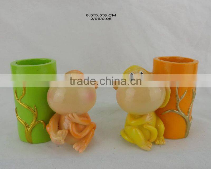 2016 russia promotional gift items polyresin monkey for sale