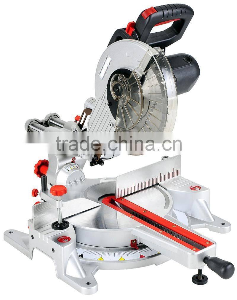 255mm 1800w Long Life Portable Electric Aluminum/Wood Cutting Cut Off Machine Miter Saw With Induction Motor