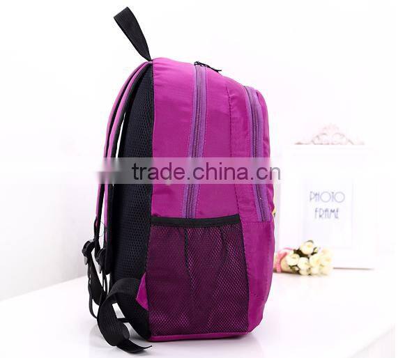 cute minion cartoon school backpack for kids