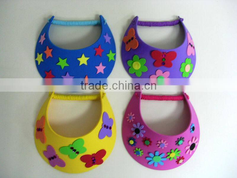 DIY kids summer caps