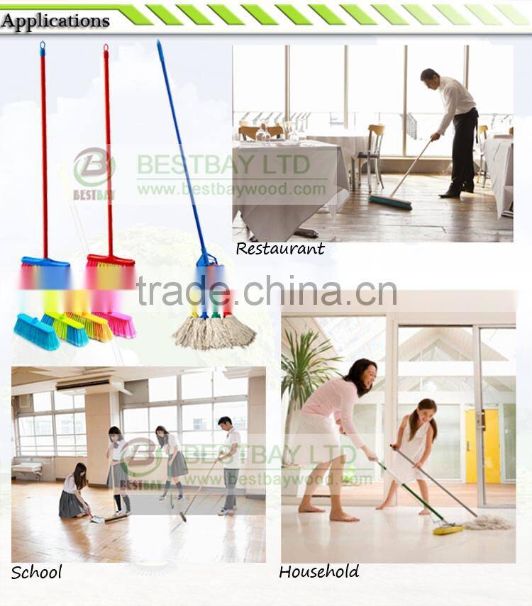 120*2.2cm PVC coated wooden broom handle