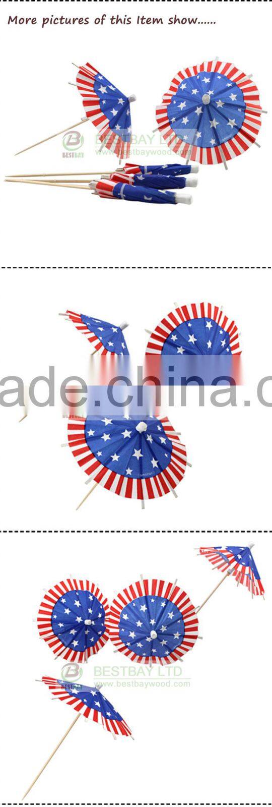 Wholesale Cocktail Umbrella Paper Parasol Picks