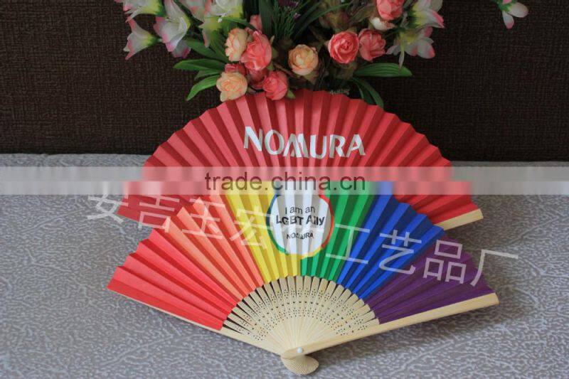 Japanese bamboo paper fan wholesale