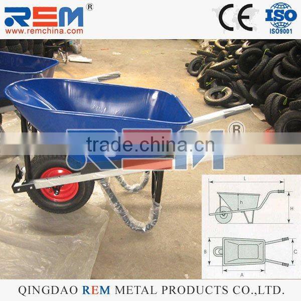 LANDSCAPE CONTRACTOR WIDE WHEEL NO FLAT TRADE WHEELBARROW