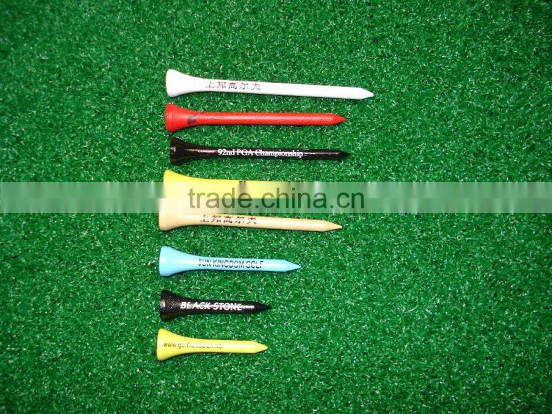 Golf quality Printing Logo Golf tee wooden tees