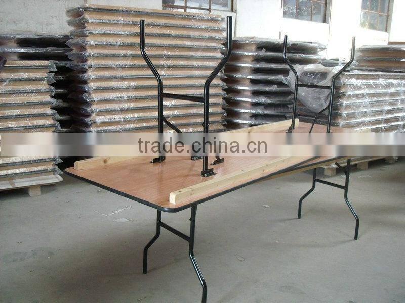 hot sell and best quality wooden banquet folding table export