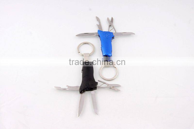 2014 new Mini Keychain Knife with aluminium oxide hand/keychain tool