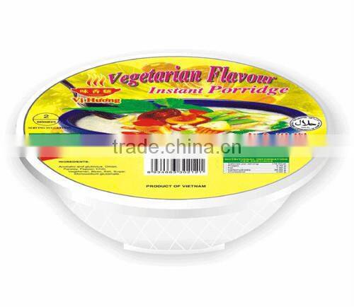 " VI HUONG" Instant Bowl Porridge 50g With Vegetarian Flavour - Thien Huong Food JSC