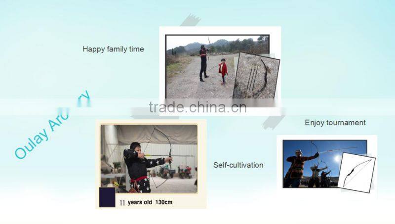 80~100cm *10lbs Bamboo Wood Kids Bows