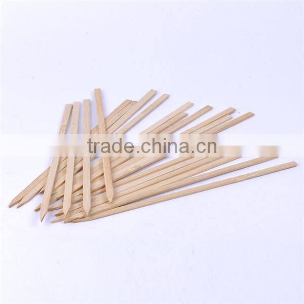 Whosale direct from China flat bamboo skewer 40 cm for bbq
