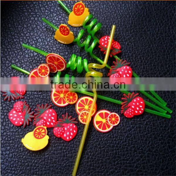 Fancy and fashion wedding plastic wild animal straws
