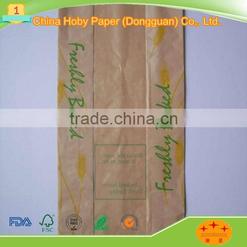 brown kraft food packaging paper