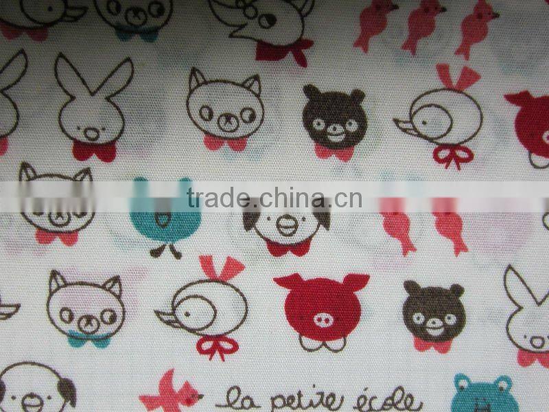 Cute Cartoon Cotton Printed Cloth
