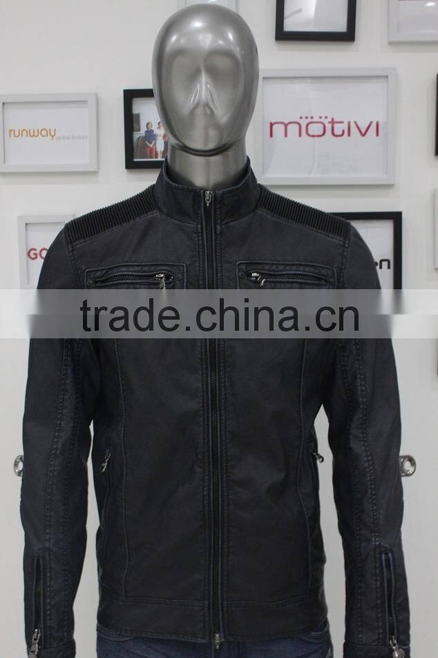 ALIKE PU jacket man jacket cheap wholesale jacket