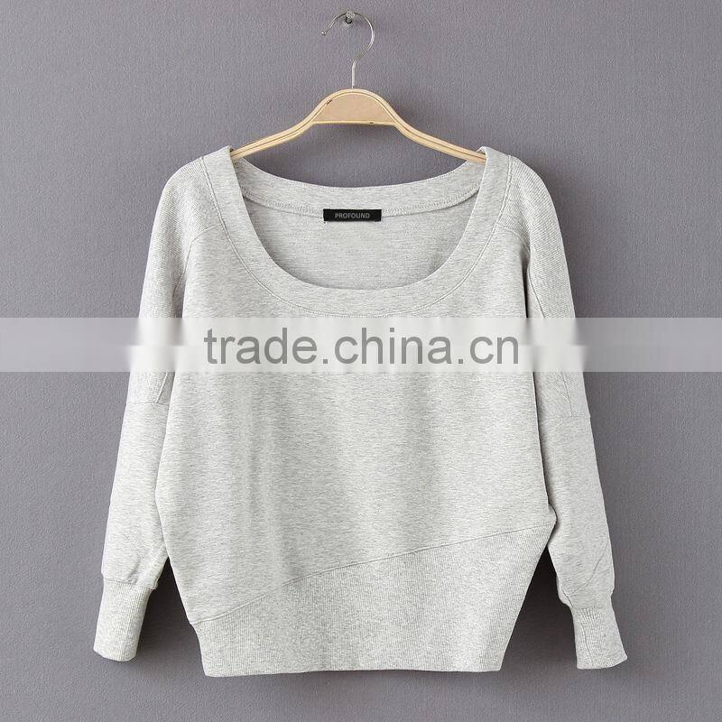 cotton pullover custom latest design no hood wholesale ladies sweatshirt crewneck women manufacturer blank