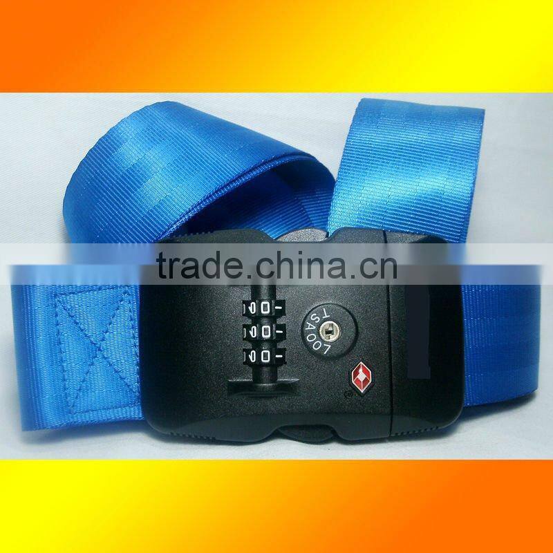 NEW Seatbelt red luggage strap, top quality
