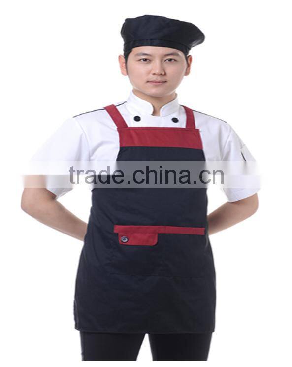 printed custom cotton kitchen apron for chef factory supply directly