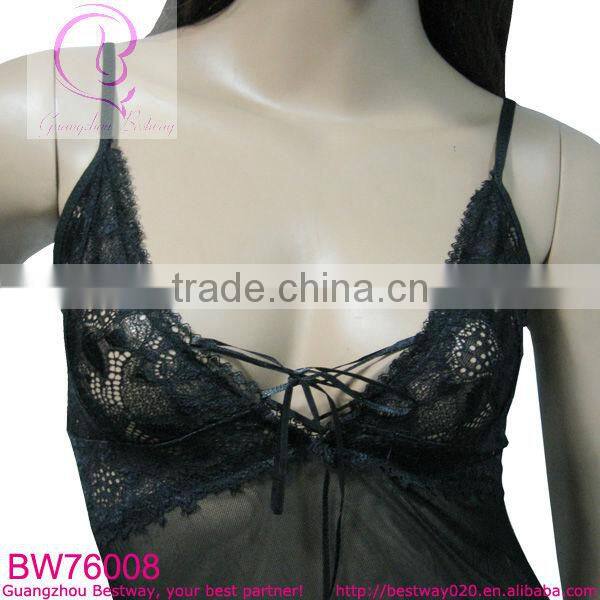 Sexy lingerie night lingerie transparent sleepwear