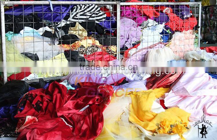 Wholesale In Europe lady Short Sleeve dress,Second Hand Door To Door Clothes