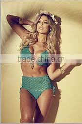 2016 summer women cute sexy small bikini swimsuit elastic bikini swimwear