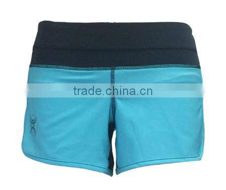High quality running wear custom logo womens crossfit shorts
