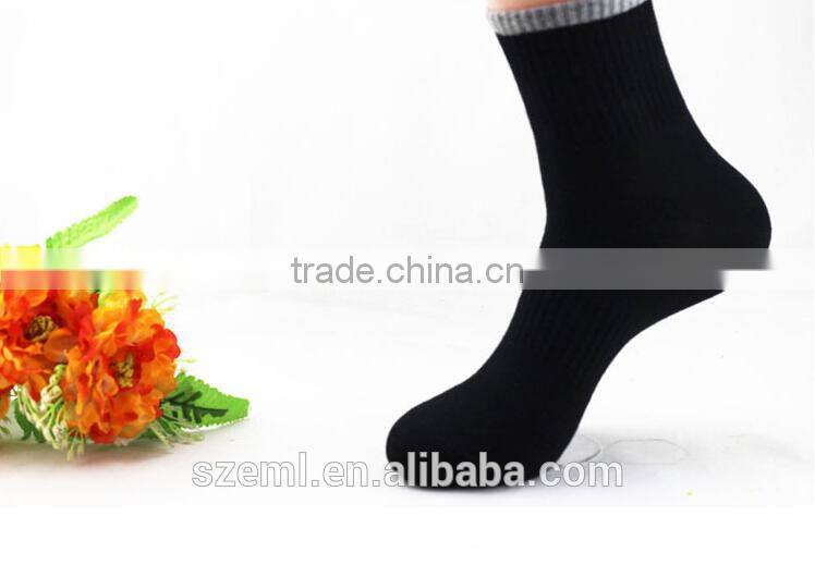 Black new arrive cotton men socks wholesale