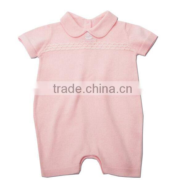 Girls fancy sweater blank infant solid color baby rompers
