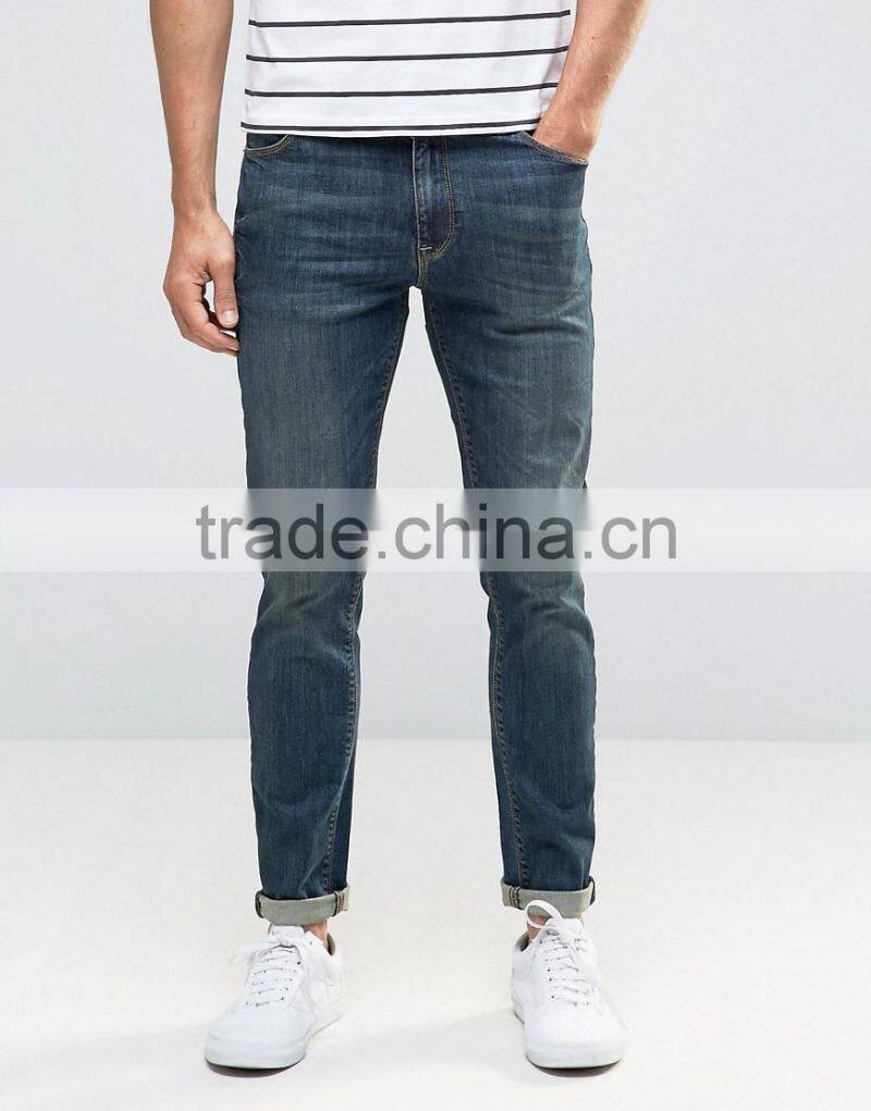 cheap wholesale denim jeans dirty wash jeans trousers men manufacturer