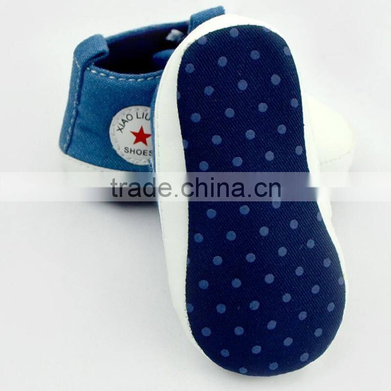 Wholesale Newborn Crib Shoes Baby Shoes Toddlers Soft Shoes Adhesive Straps
