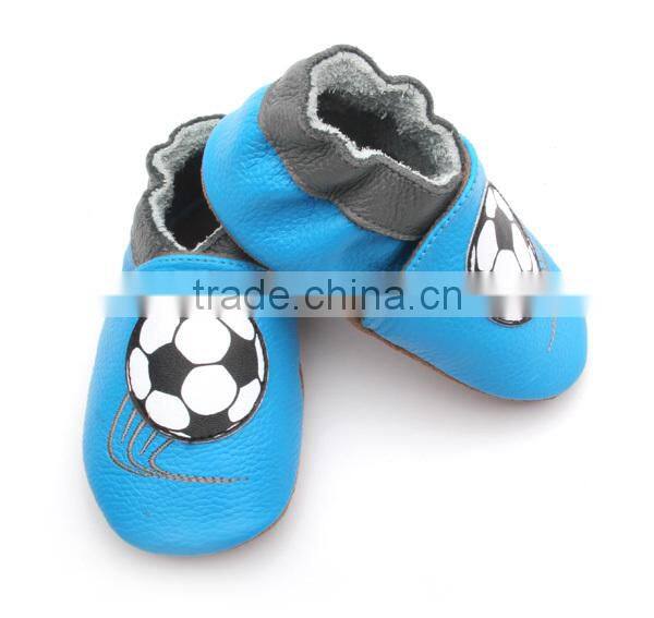 Wholesale breathable popular lovely soft leather baby shoes