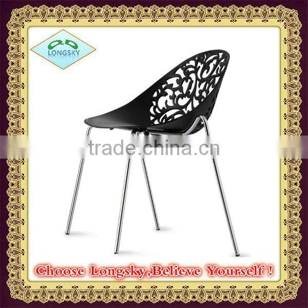 Hot sale bird nest design metal frame plastic chairs garden chairs outdoor furniture