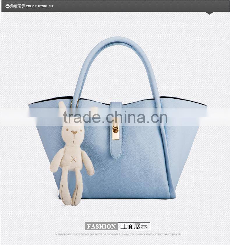 Brand Handbags 3sets Leather Women Tote Bag Casual Ladies Designs Handbag Set