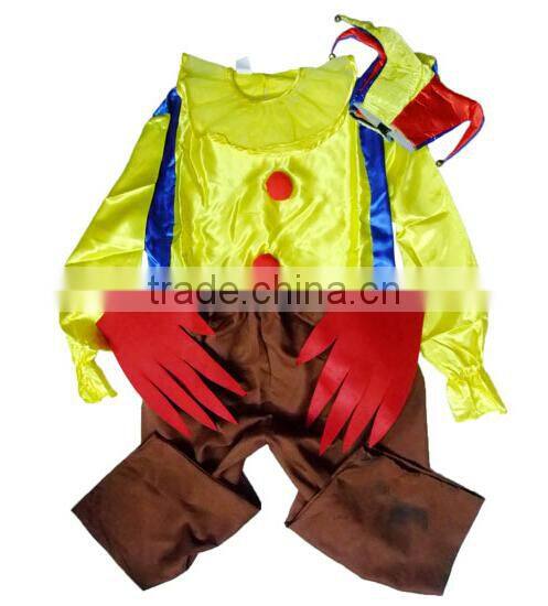 halloween party supplies Adult Clown Costumes magic show masquerade funny suit