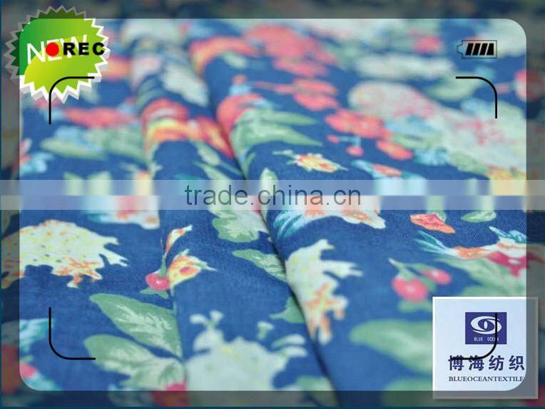 mercerized cotton fabric 100% cotton cambric printed fabric