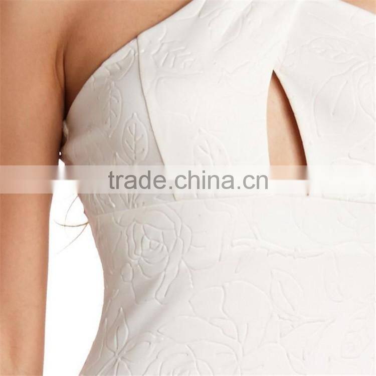 2016 designed for fashion women dress bodycon sleeveless,halter rock neck bottom OEM