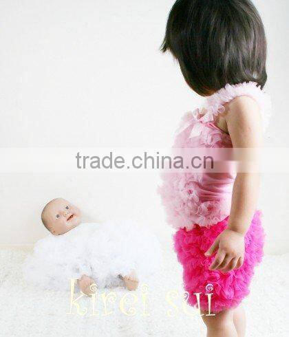 Girls Hot Pink Raspberry Nylon Chiffon Petti Shorts Panties TR5