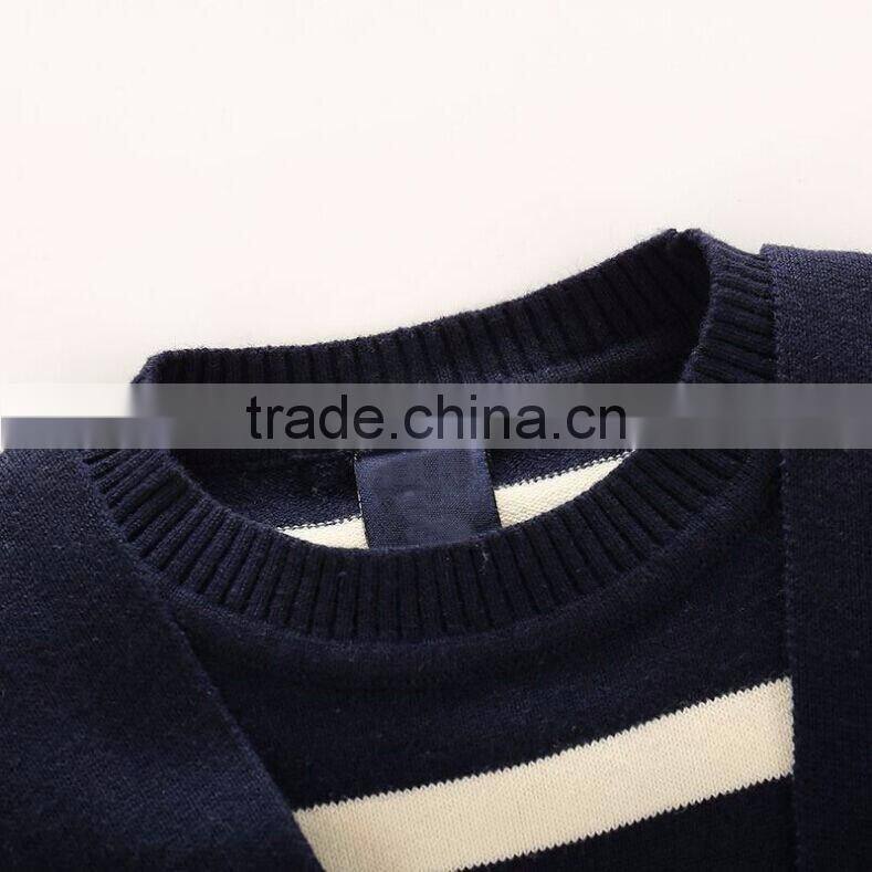 New Design Children Striped Sweaters Long Sleeve Knitting Boy Pullover