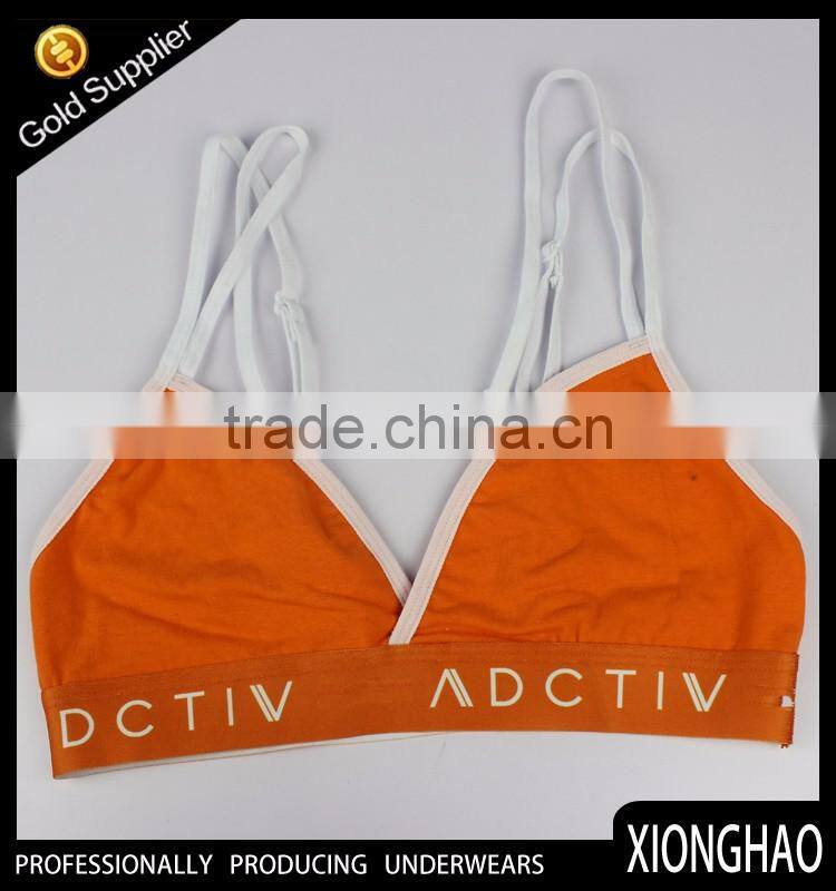 Professionally OEM Sexy cotton sport underwear with customer's name brand