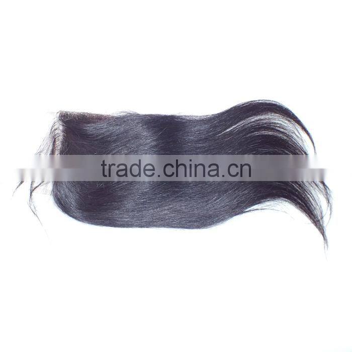 wavy human hair swiss lace top lace closure,invisible part closure