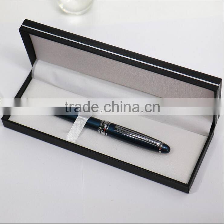 high quality laser Logo heavy ballpoint twist business metal pen box gift set