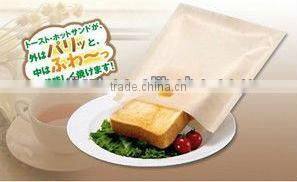 Hot Product In Japanese Toaster Bag Coated with PTFE for Toasting Bread or Sandwich