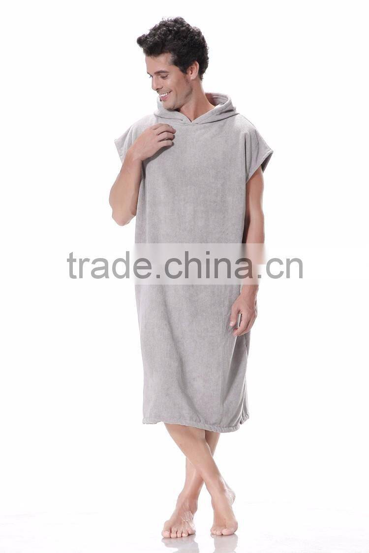 Microfiber hooded towel surf hooded poncho towel