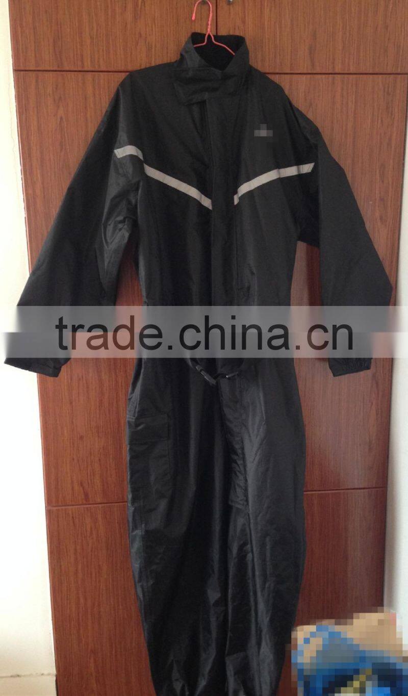 One Piece Custom Polyester Industrial Rain Coat