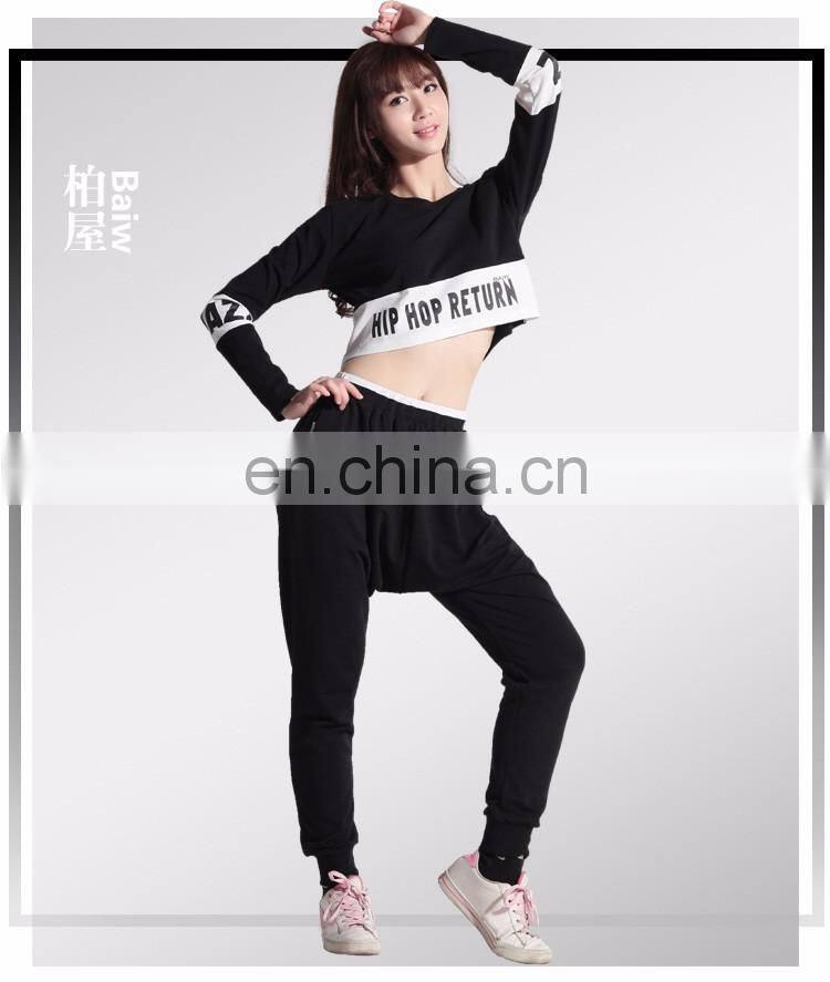 116108007 Long Sleeve Dance Top Jazz Costume