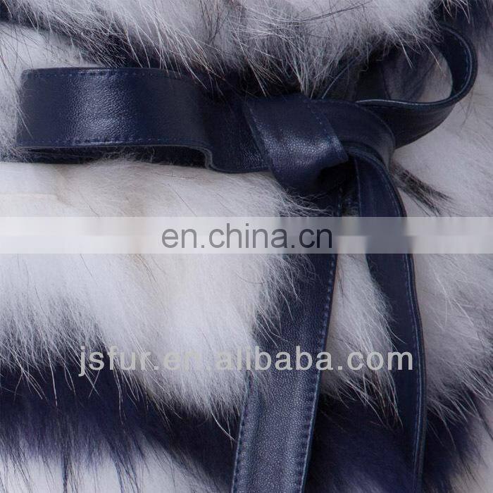 2013 noble hotsale in EU real raccoon fur vest