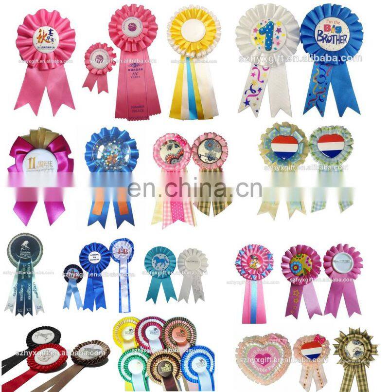 Award ribbon rosette/ribbon flower for wedding ceremony