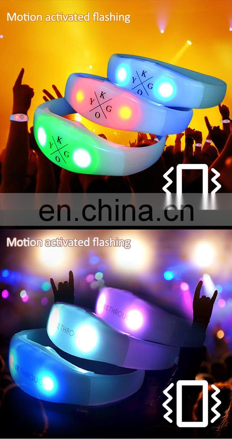2018 New Arrival Halloween Decoration On/Off Button Led Wristband