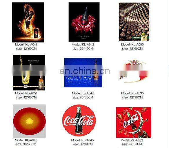 illuminated el light display flashing el panel for clothes night light cloth custom el panel