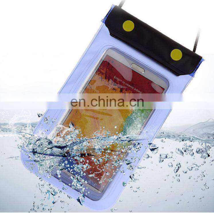China made plastic waterproof mobile bag pvc phone bag water proof bag